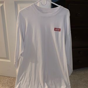 Vans White Long sleeve XL T shirt